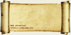 Jagoda Sudimac vizit kartica